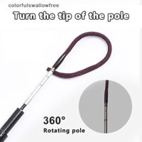Colorfulswallowfree Mini Cần Câu Bộ Siêu Ngắn Phần Tiện Lợi Trẻ Em Cần Câu Stream Micro Vật Thể Cần Cầm Tay ABC