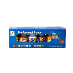 Hộp 12 tuýp màu vẽ Acrylic Colormate 440