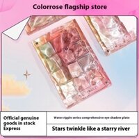Colorrose nước gợn loạt mắt bóng tấm Xanh da trời tím khô hoa hồng