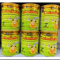 Colosbaby gold Vitadairy số 0-1-2 lon 800g combo 2 lon 1000IgG cho kháng thể của bé sơ sinh đến trên 2 tuổi