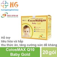 Colosmax Q10 Baby Gold - cốm sữa non (Hộp 20 gói)