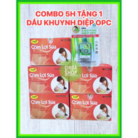 COM 5H Cốm lợi sữa PQA [TẶNG 1 DẦU KHUYNH DIỆP OPC]- giải pháp ít sữa, tắc sữa, sữa loãng
