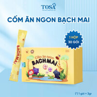 Cốm Ăn Ngon BẠCH MAI Hỗ Trợ Giúp Bé Hoàn Thiện Hệ Tiêu Hóa, Tăng Đề Kháng, Ăn Ngon Miệng Tự Nhiên 30 Gói