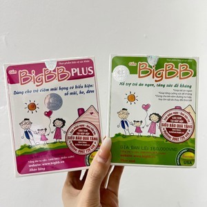 Cốm BigBB Plus -Giảm viêm mũi họng, hạn chế dùng kháng sinh