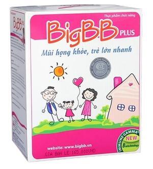 Cốm BigBB Plus -Giảm viêm mũi họng, hạn chế dùng kháng sinh