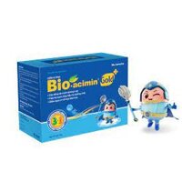 Cốm Bio-acimin Gold bổ sung lợi khuẩn, vitamin hộp 30 gói x 4g bioacimin xanh dương