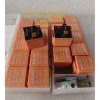 com bo 10 rơ le 4 chân, 5 chân 12v 24v100a  cao cấp  CAM VUÔNG XỊN UUS
