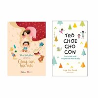 Com bo 2 cuốn  Cùng Con Học Nói  Trò Chơi Cho Con Trò Vui Dễ Nhất Thế Gian Với Một Tờ Giấy