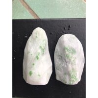 com bo 2 Đá spinel mầu xanh công sinh tự nhiên thả bể cá , trưng bầy phong thủy