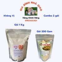 Com Bo 2 Gói Bột Chiên Giòn Tổng Hợp (Gói 1Kg ) Bột Rang Muối (Gói 200 Gam )