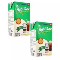 COM BO 2 HỘP Sữa đặc Ngôi Sao Phương Nam xanh lá hộp 1.284 kg