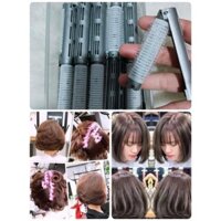 com bo 20 cây trục uốn phồng chân tóc lô gai. uốn phồng tự nhiên không gẫy không bông xù