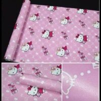 Com bo 20m giấy dán tường Hello kitty