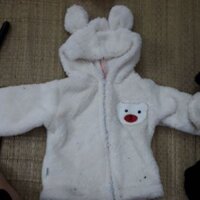 Com bo 3 áo phao   lông cừu ấm  cho bé gái   7_15 kg