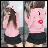 Com bo 5 Áo khoác thêu mắt môi