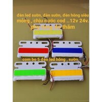 Com bo 5 đèn sườn , đèn hông xe tải siêu mỏng, siêu sáng cod  12v 24v