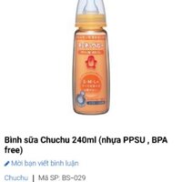 Com bo Bình sữa Chuchu baby PPSU 240ml