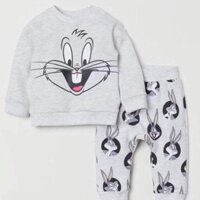 com bo Bộ lót nỉ cho bé