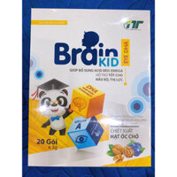 Cốm bổ mắt, não Brainkid chiết xuất hạt óc chó hộp 20 gói x3g