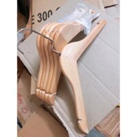 Com bo móc gỗ vàng sáng sơn bóng 10+ 10 móc xốp +10 dây lạt  nối