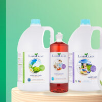 Com bo siêu tiết kiệm: Nước Giặt + Nước Rửa Bát tặng kèm Chai Rửa Bát 800ml