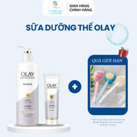 Com bo Sữa Tắm Kem BoDY Trắng Da OLay Bật Tông Sau 14 Ngày Chính Hãng