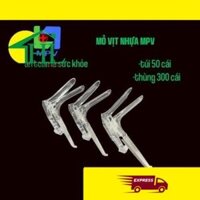 Com Bo Túi 100 Cái Mỏ Vịt Nhựa MPV Khám Phụ Khoa