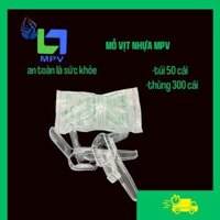 Com Bo Túi 50 Cái Mỏ Vịt Nhựa MPV Khám Phụ Khoa