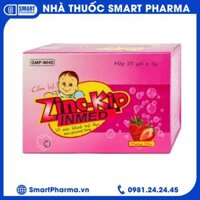 Cốm bổ Zinc-Kid Inmed Nam Hà hương dâu, bổ sung kẽm cho trẻ em (25 gói x 3g)