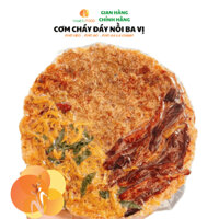 Cơm cháy đáy nồi ba vị mix khô heo khô bò khô gà lá chanh- ngon giòn thơm đậm đà Namco Food