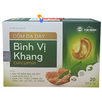Cốm dạ dày Bình Vị Khang curcumin - Hỗ trợ giảm các triệu chứng do viêm loét dạ dày,tá tràng(20 gói)