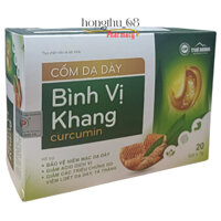 Cốm dạ dày Bình Vị Khang curcumin - Hỗ trợ bảo vệ niêm mạc dạ dày, giảm acid dịch vị (20 gói)