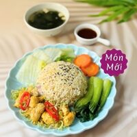 Cơm đạm lúa mì xào sả ớt