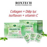 Cốm đẹp da Collagen Diệp Lục, isoflavon, acid hyaluronic, sữa ong chúa giảm nám sạm da, tăng nội tiết tố nữ - 30 gói