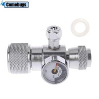 Com * Đồng hồ đo áp suất khí nén JIS M22-14 Áp kế điều chỉnh trên xi lanh 1500PSI
