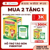 Cốm Giảm Táo Bón fibertop Vicophar, Hỗ Trợ Tiêu Hóa, Đại Tiện Dễ Dàng – Sản Phẩm Tự Nhiên, 20 gói