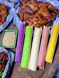 Cơm lam ngũ sắc - set 5 ống