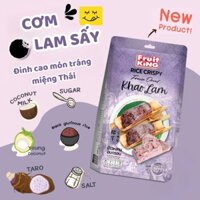 Cơm lam sấy giòn Fruit King 100g - Hương vị sữa dừa ngọt ngào, giòn tan