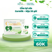 Cốm Lợi Sữa Curmilk Cho Mẹ Sau Sinh Tăng Chất Lượng Và Giảm Tắc Tia Sữa Hộp 10 Gói 20 Gói 5g DK Pharma