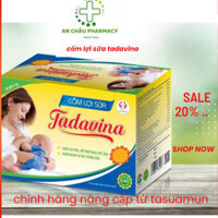 Cốm Lợi Sữa Tadavina mẫu mới nhất Hộp 20 Gói Tốt Cho Mẹ Sau Sinh (CHÍNH HÃNG)