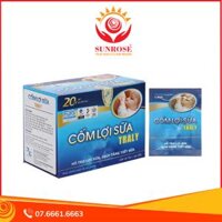 Cốm lợi sữa Traly hỗ trợ tăng tiết sữa hộp 20 gói x 3g