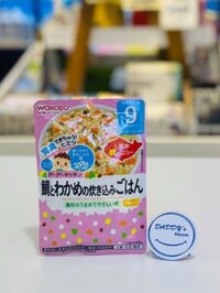 Cơm Nhật cá tráp & rong biển Wakame Wakodo 9th (80g)