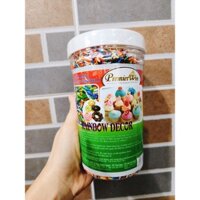 Cốm Nhiều Màu Trang Trí Bánh Kem , Cốm Trang Trí Cupcake Hộp 500gr