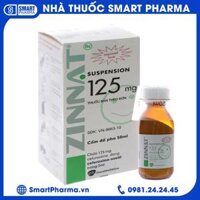 Cốm pha Zinnat Suspension 125mg điều trị các chứng nhiễm khuẩn (50ml)