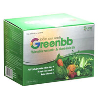 Cốm rau xanh Greenbb, bổ sung chất xơ từ rau xanh và hòa tan FOS