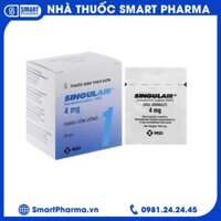 Cốm Singulair 4mg MSD điều trị hen phế quản mạn tính (28 gói)