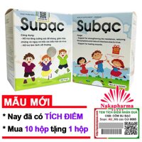 Cốm Subạc giúp tăng sức đề kháng - Cốm Subac