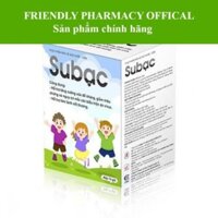 CỐM SUBẠC - HỖ TRỢ TĂNG CƯỜNG SỨC ĐỀ KHÁNG CHO TRẺ (15 GÓI)