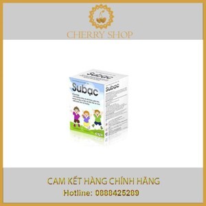 Cốm Subạc - hỗ trợ tăng sức đề kháng giúp làm lành vết thương