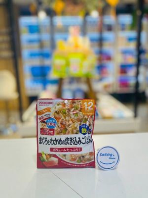 Cơm thập cẩm Nhật Bản cá ngừ và rau Wakodo (7 tháng)